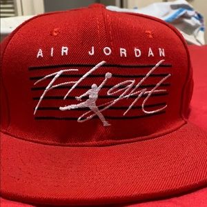 Red jordan hat